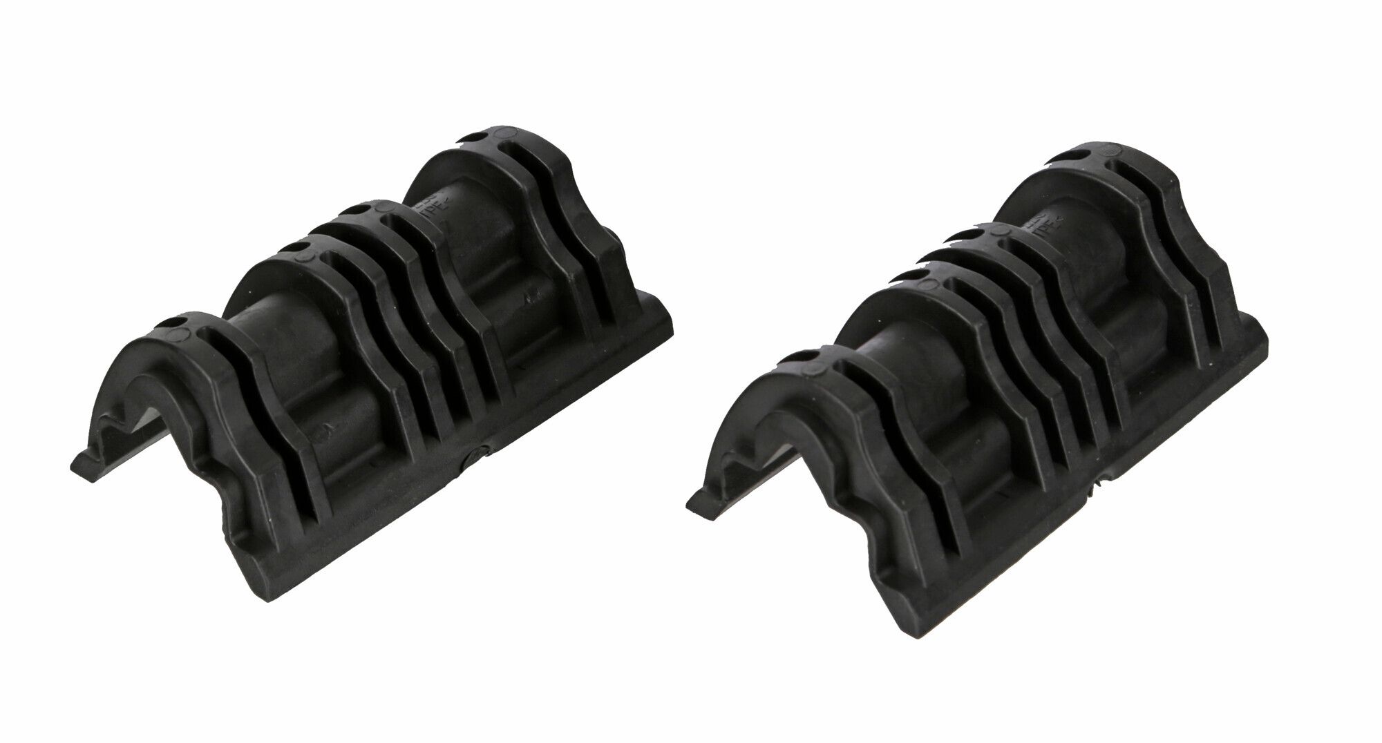 Set 2 gomme ricambio per sistema di fissaggio universale