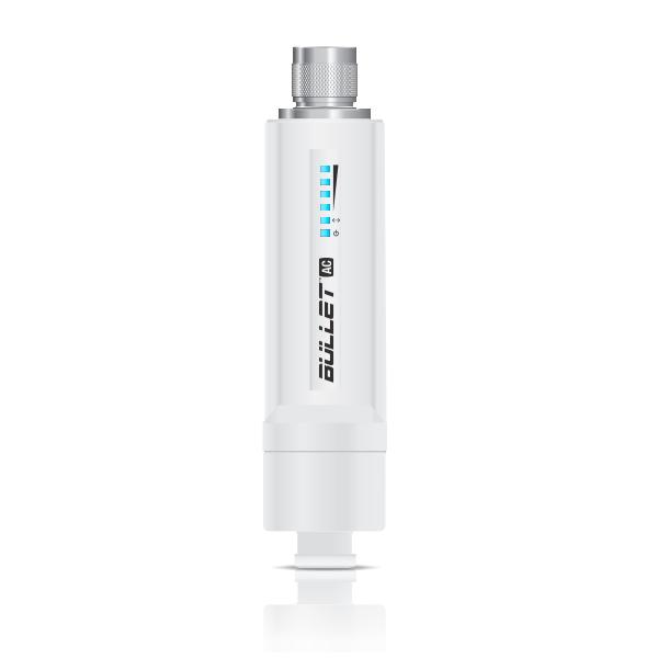 Ubiquiti B-DB-Ac Punto Accesso Wlan 300 Mbit/s Bianco Supporto Power Over Ethernet [poe] (airmax 2.4 And 5 Ghz Bullet Ac - Cpe With N-Type Connector,