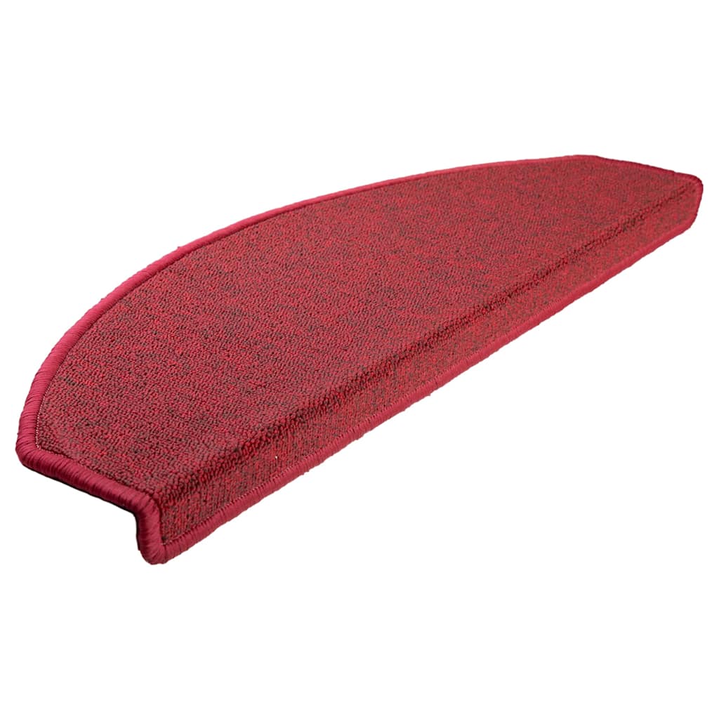 Tappetini Per Scale 20 Pz 65x24x4 Cm Rossi Semicircolari Grandi
