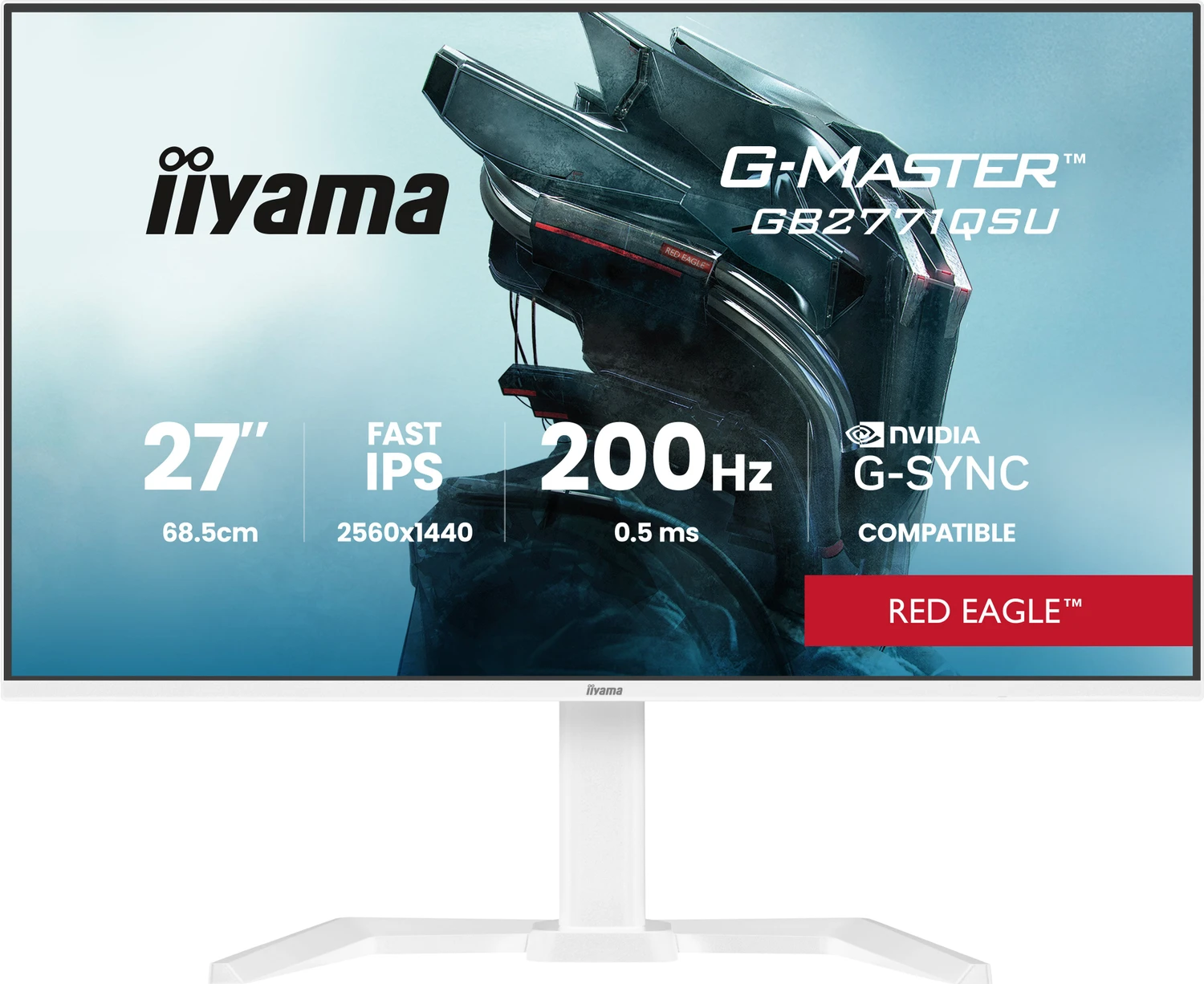 Iiyama G?master Gb2771qsu?w1 LeD-Monitor 68,6?cm (27") Qhd – Hdmi/dp – Schwarz