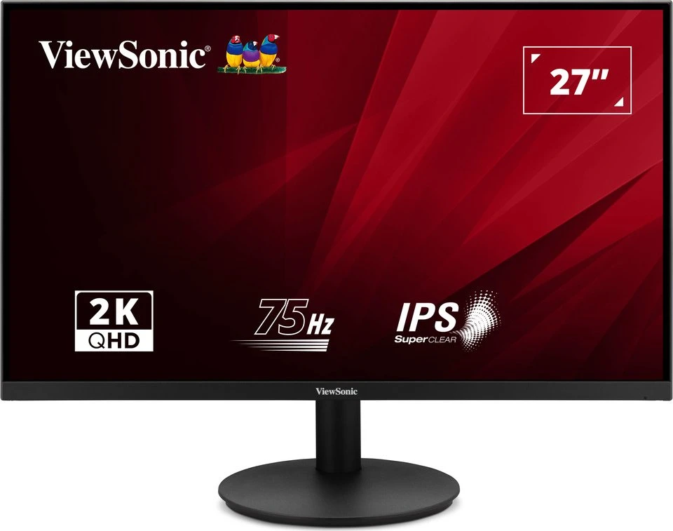 Viewsonic Va2708-2K-HD-2 Office Monitor 68,58 Cm (27 Zoll) Qhd, 16:9, 4ms, Ips, 300cd/m², 75hz (va2708-2K-HD-2)