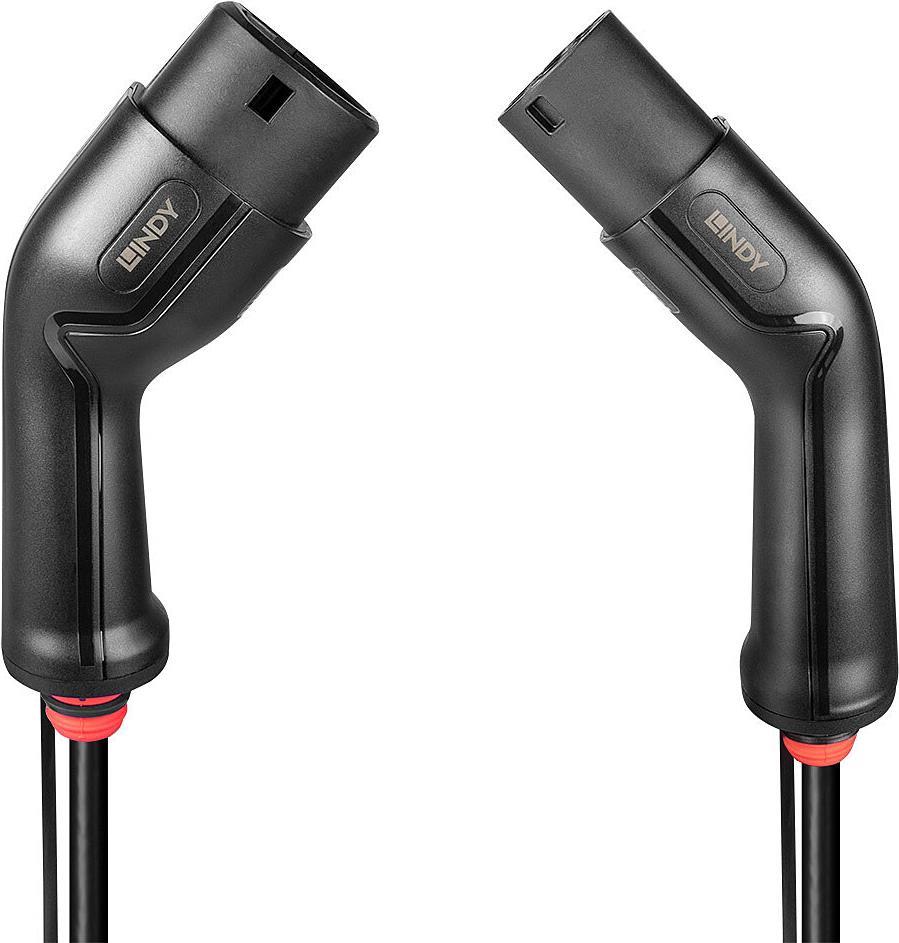 Lindy 7m Ladekabel Typ 2 Für E-Fahrzeuge, 11kw 3-Phasiges Laden Für E-Fahrzeuge Und PluG-IN-Hybride (30111)