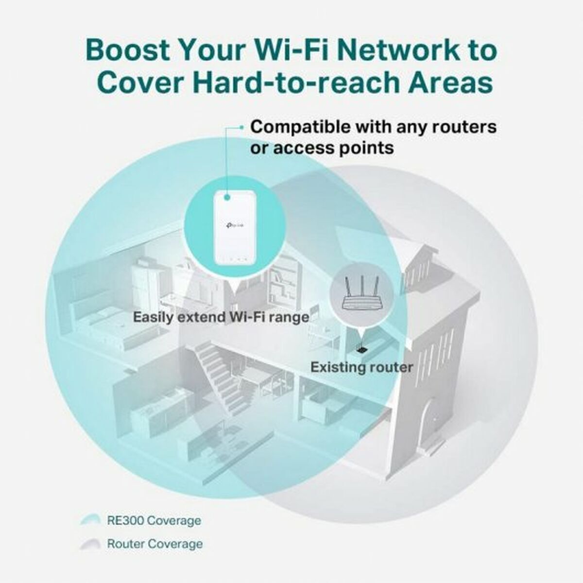 Amplificatore WI-Fi TP-Link Re300