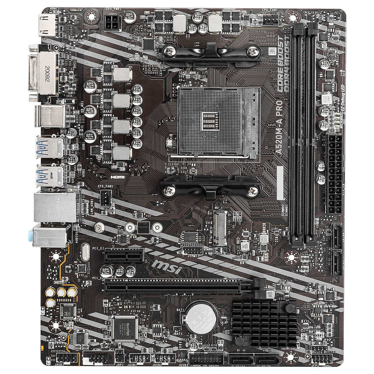 Scheda Madre Msi A520M-A Pro Amd A520 Amd Amd Am4
