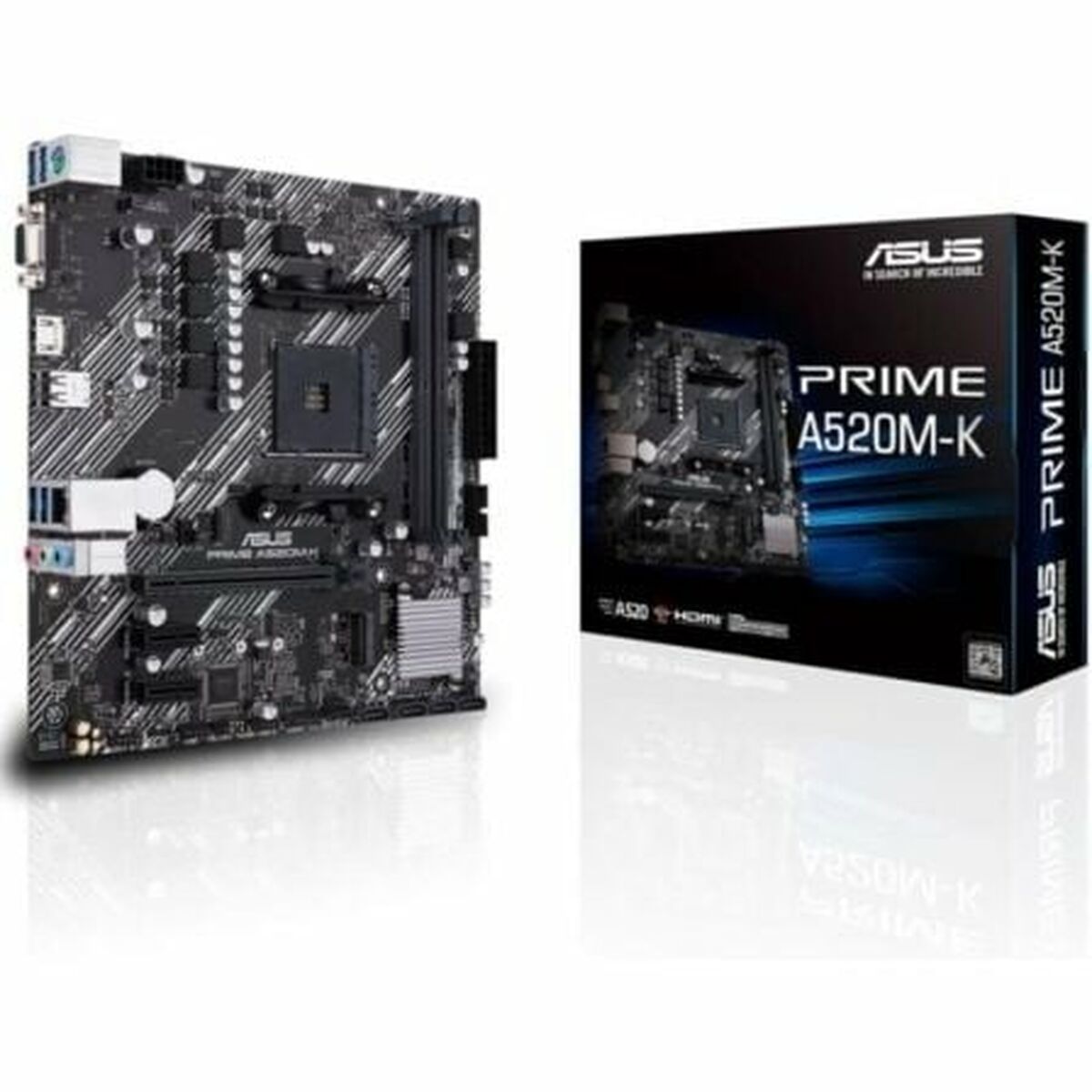 Scheda Madre Asus Prime Prime A520M-K Amd A520 Amd Am4