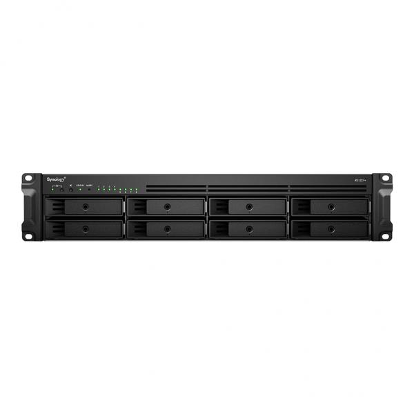Synology Rackstation Rs1221+ Nas Armadio [2u] Ryzen Embedded V1500b 4 Gb Ddr4 96 Tb Hdd Diskstation Manager Nero (synology Rs1221+/96tb Hat5300 8 Bay
