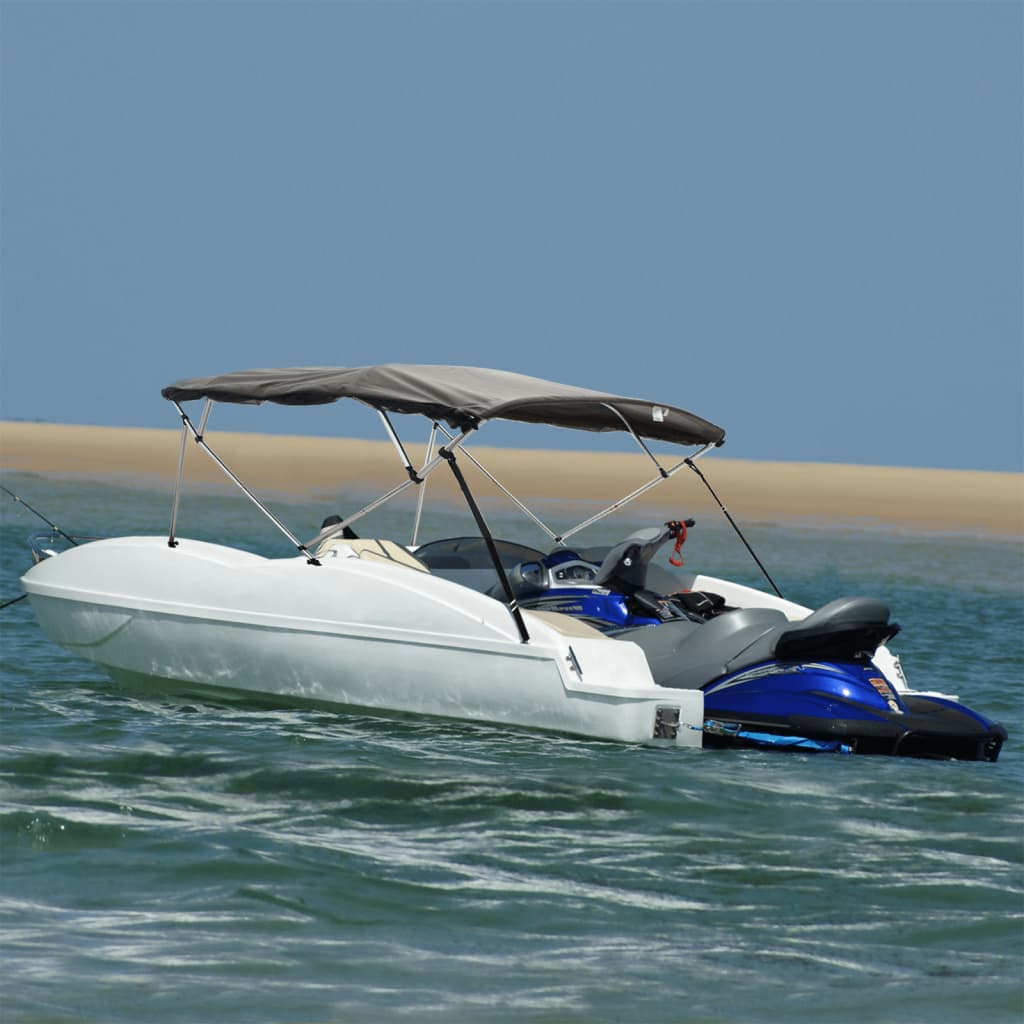 Bimini Prua Con Pareti Laterali Rete 4archi 243x(200-213)x137cm