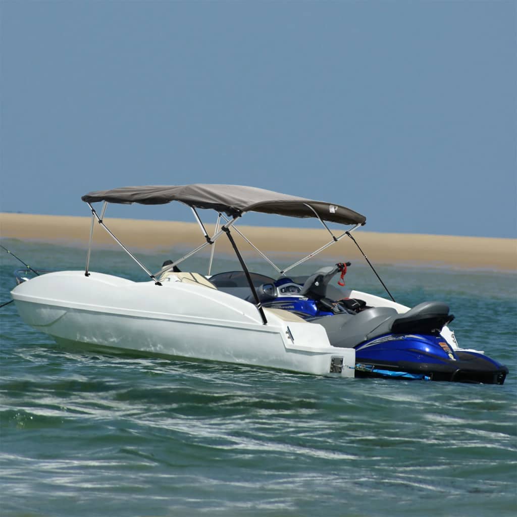 Bimini Prua Con Pareti Laterali Rete 4archi 243x(230-244)x137cm