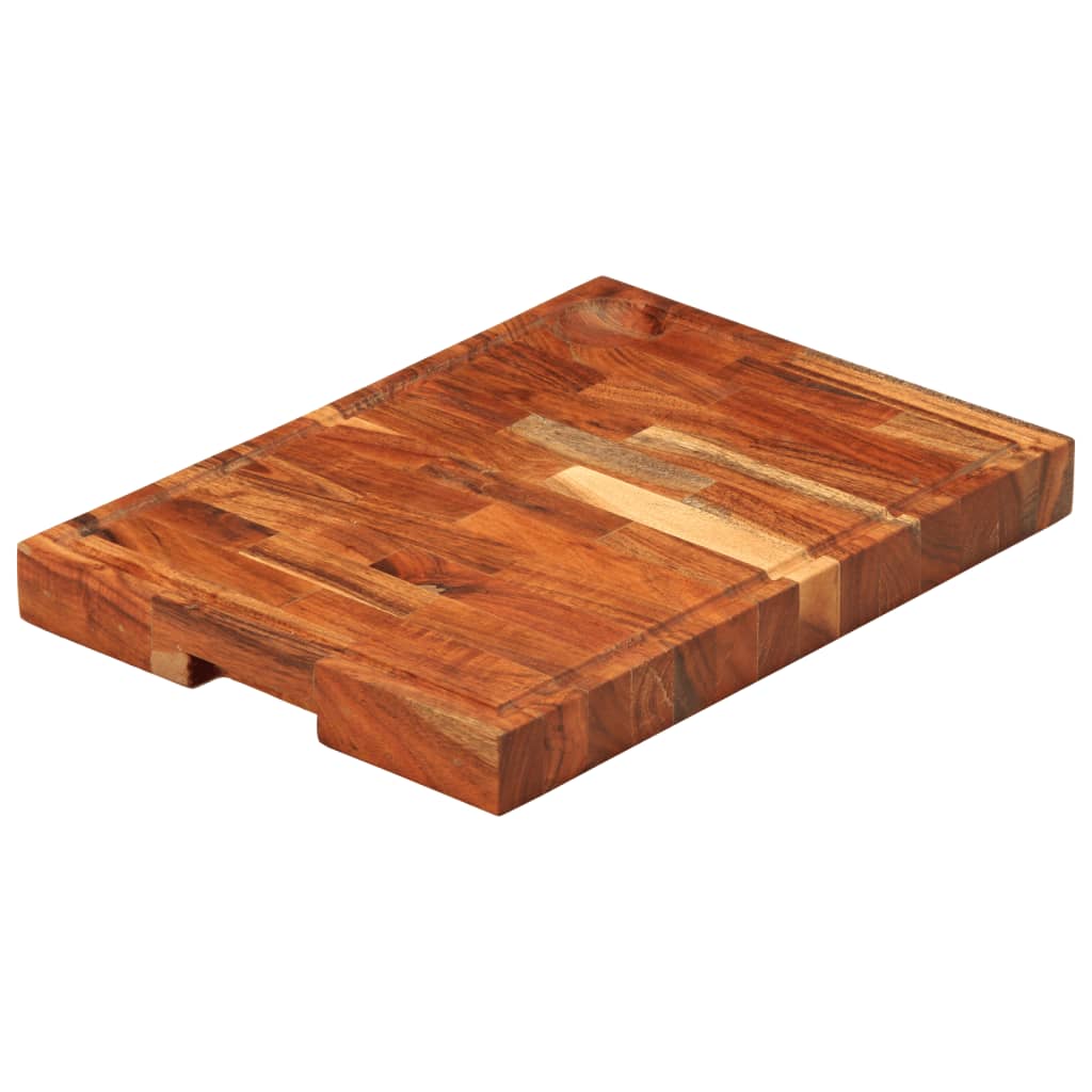 Tagliere 42x30x4 Cm In Legno Massello Di Acacia