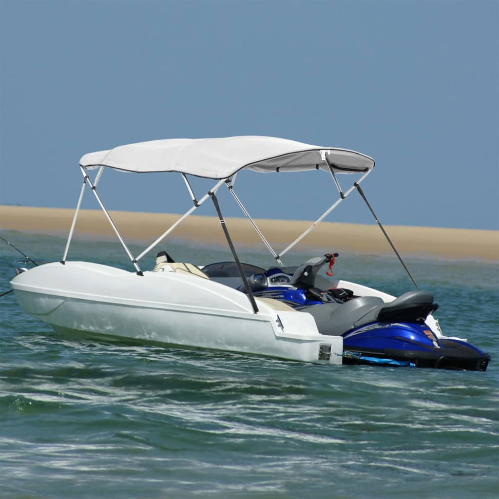 Bimini Di Prua Con Pareti Laterali 4 Archi 243x(185-198)x137cm
