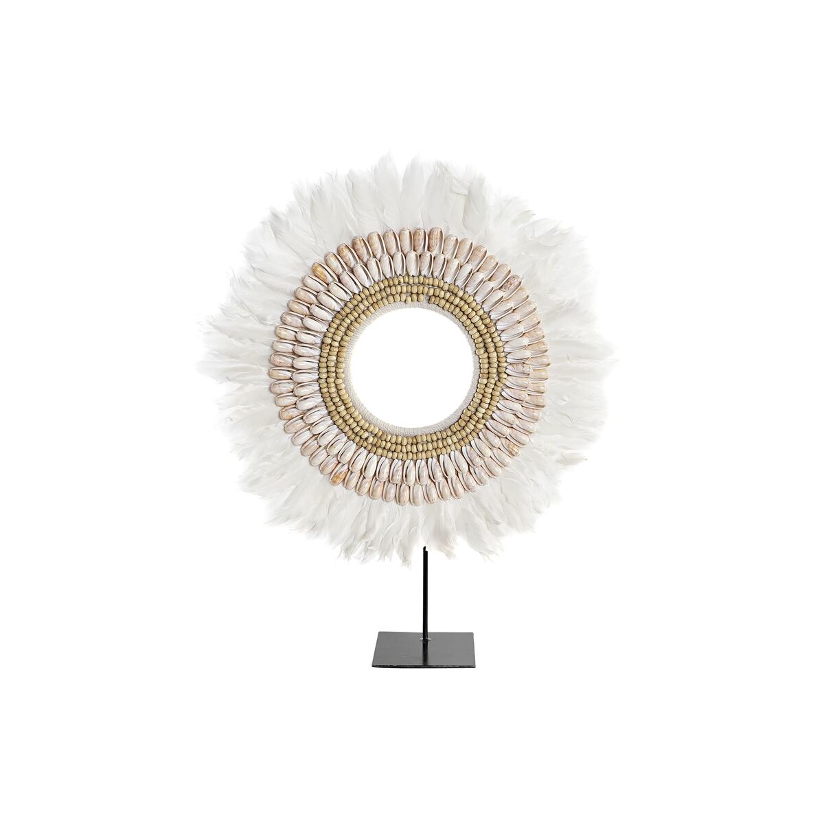 Statua Decorativa Dkd Home Decor Ferro Piuma (50 X 12,5 X 59 Cm)
