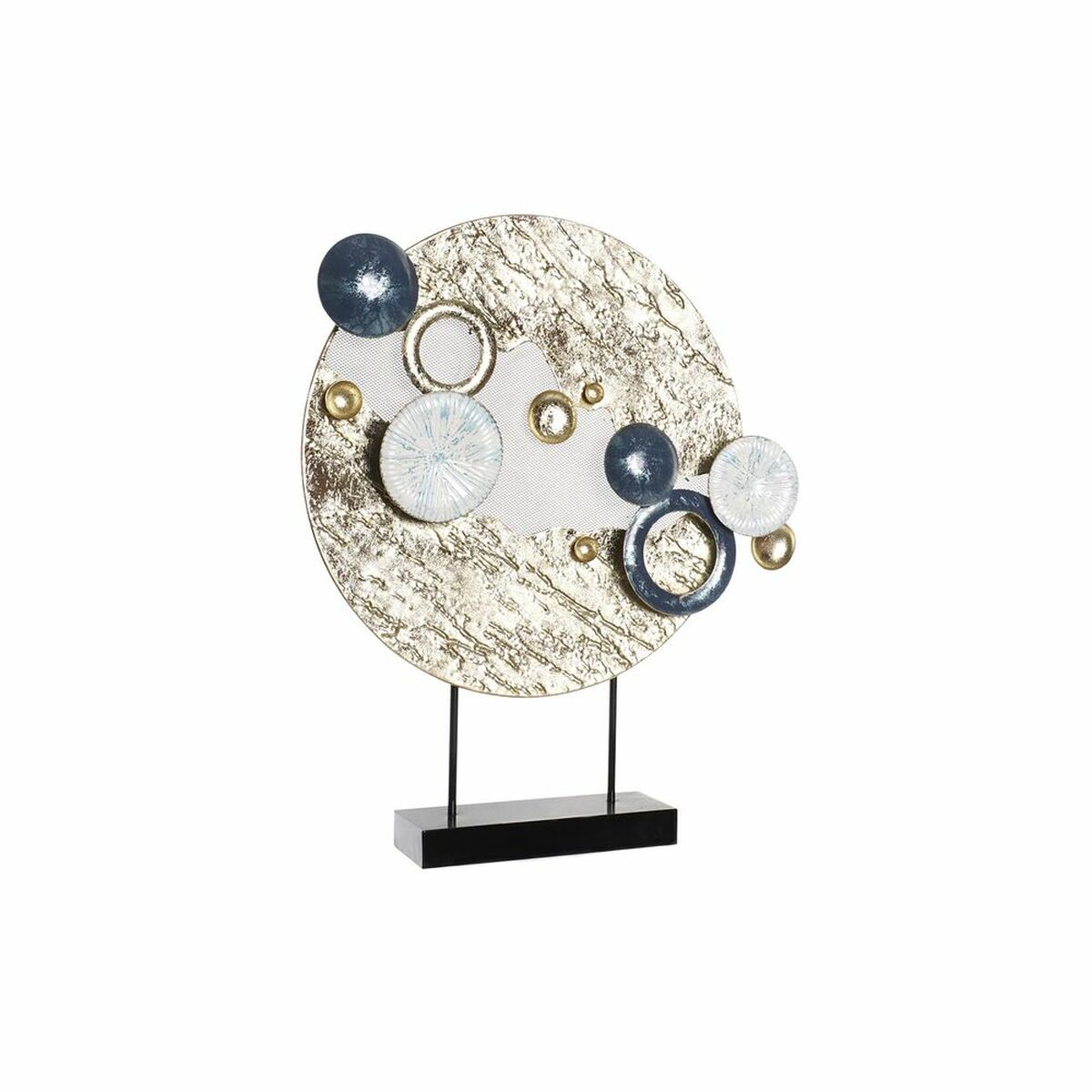 Statua Decorativa Dkd Home Decor Azzurro Dorato Metallo Bianco (52 X 8,3 X 61 Cm)