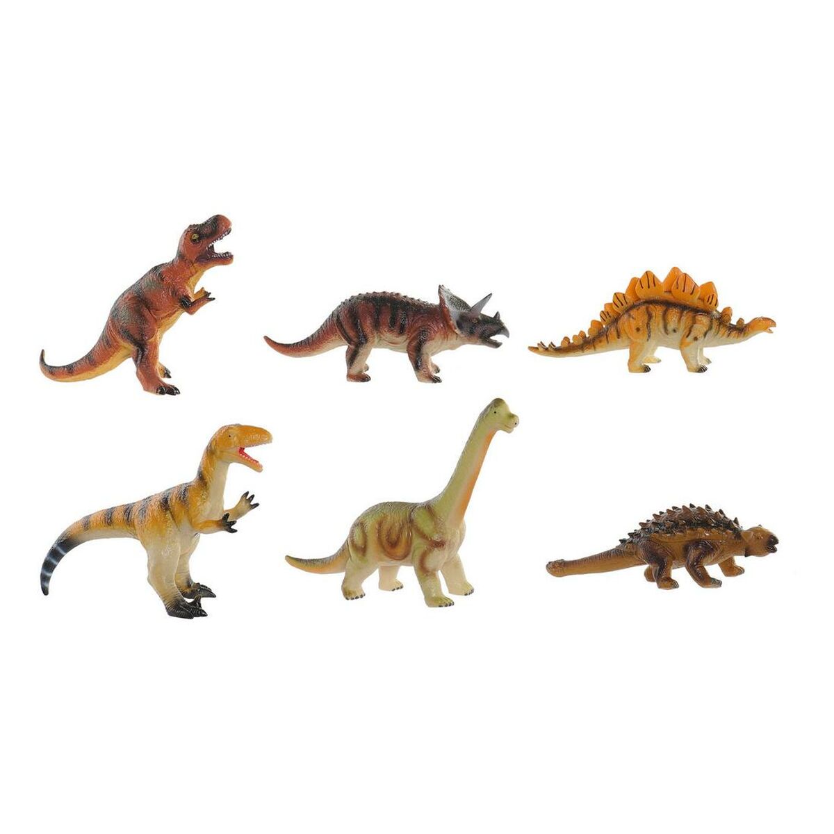 Dinosauro Dkd Home Decor 6 Unità 29 X 15 X 21 Cm Morbido