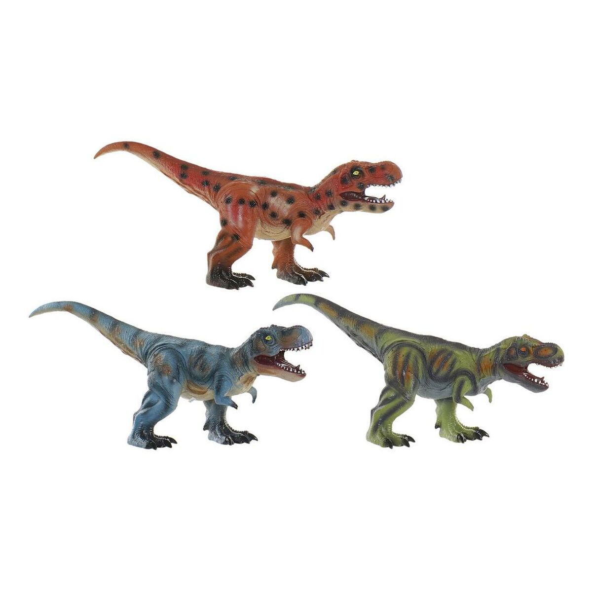 Dinosauro Dkd Home Decor 3 Unità 12 Unità 60 X 17 X 28 Cm Morbido