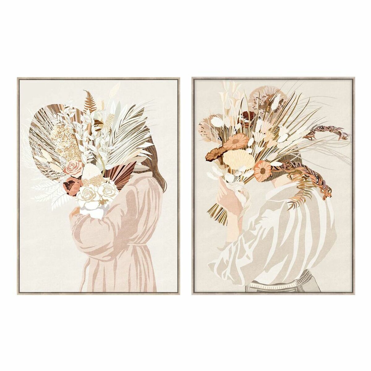 Tela Dkd Home Decor Polistirene Tela 90 X 4 X 120 cm