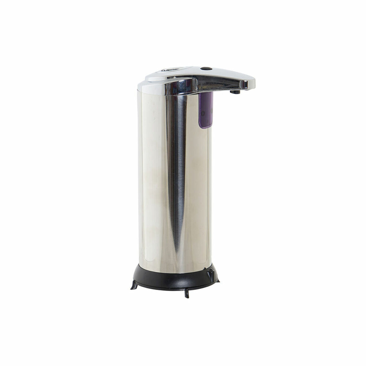 Dispenser Per Sapone Automatico Con Sensore Dkd Home Decor Nero Argentato Abs 250 Ml 11,1 X 7,5 X 19 cm