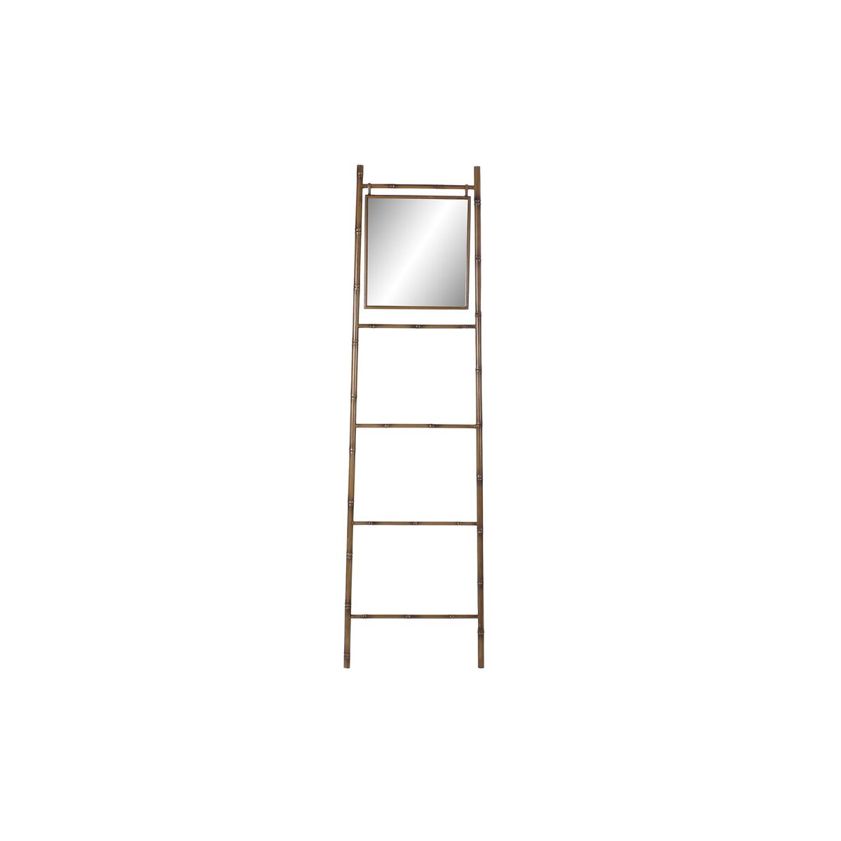 Portasciugamani Da Terra Dkd Home Decor Specchio Metallo Senape (55 X 3 X 190 Cm)