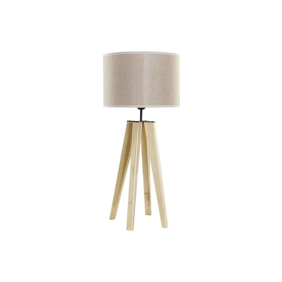 Lampada Da Tavolo Dkd Home Decor Beige Legno Marrone 220 V 50 W 30 X 30 X 69 cm