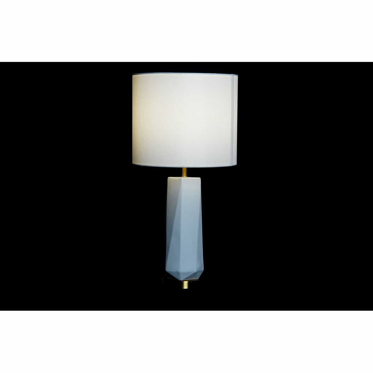 Lampada Da Tavolo Dkd Home Decor 8424001847242 33 X 33 X 67 Cm Ceramica Dorato Metallo Bianco 220 V 50 W - Image 4