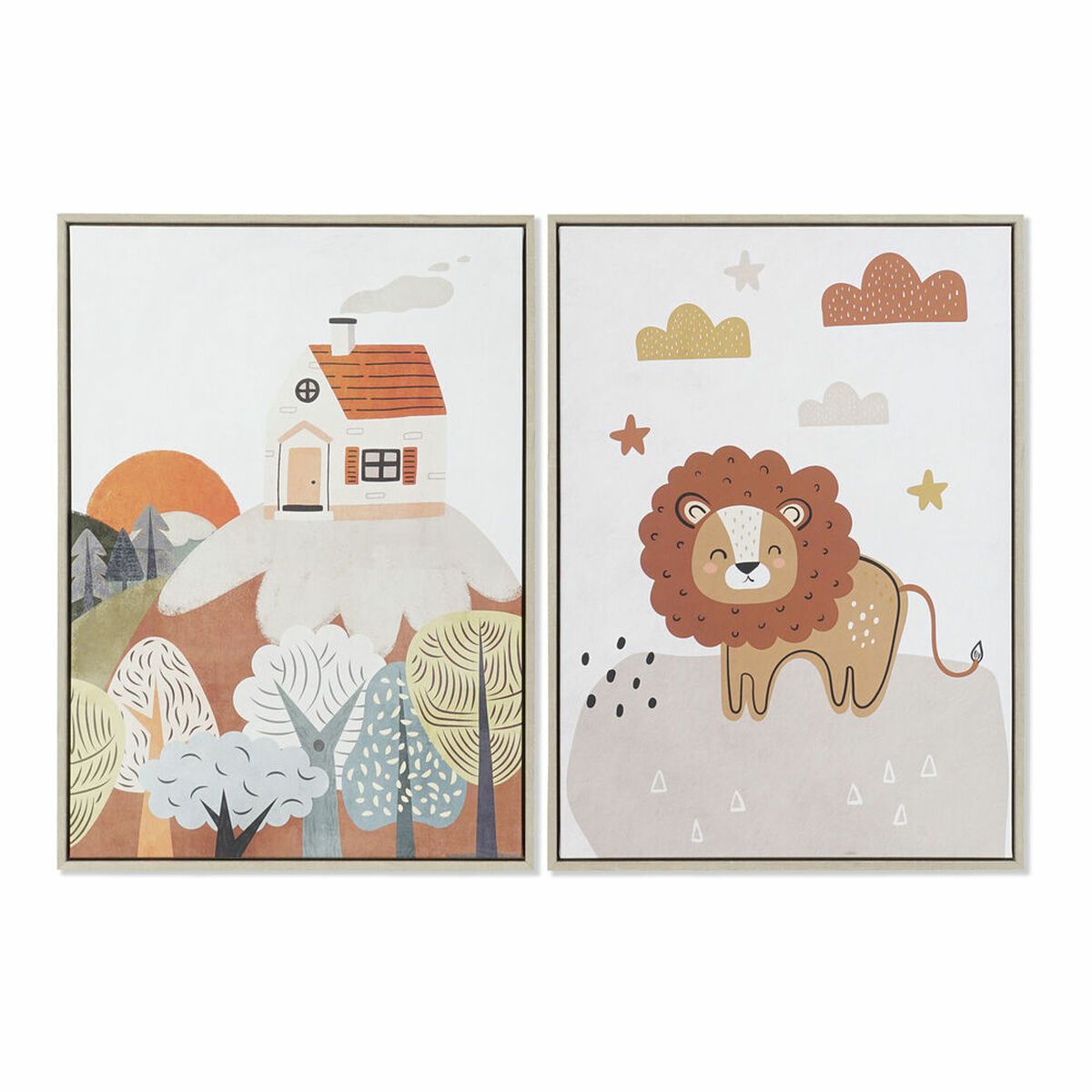 Tela Dkd Home Decor Polistirene Tela 53 X 4,5 X 73 cm