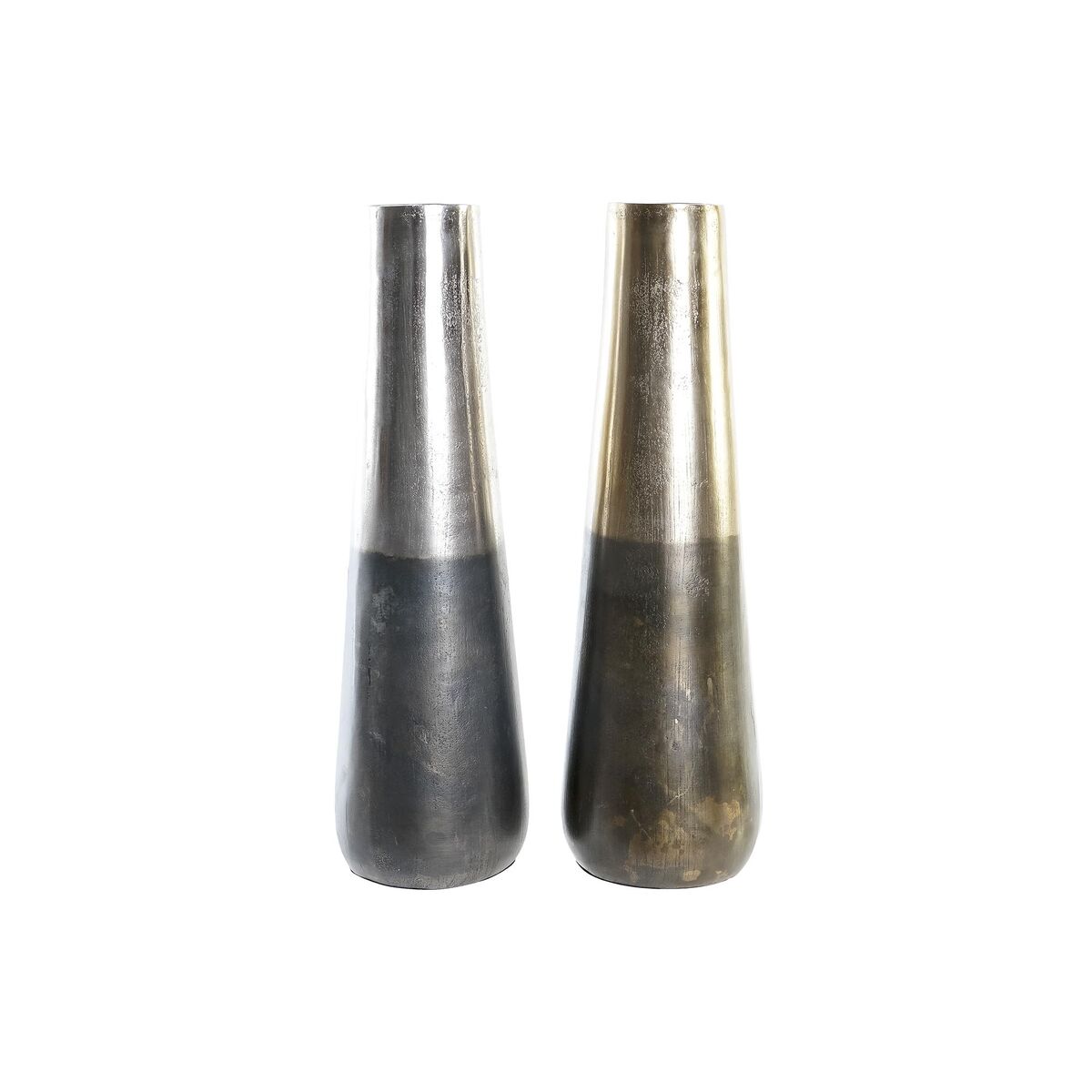 Vaso Dkd Home Decor 15,5 X 15,5 X 49,5 Cm Alluminio Moderno (2 Unità)