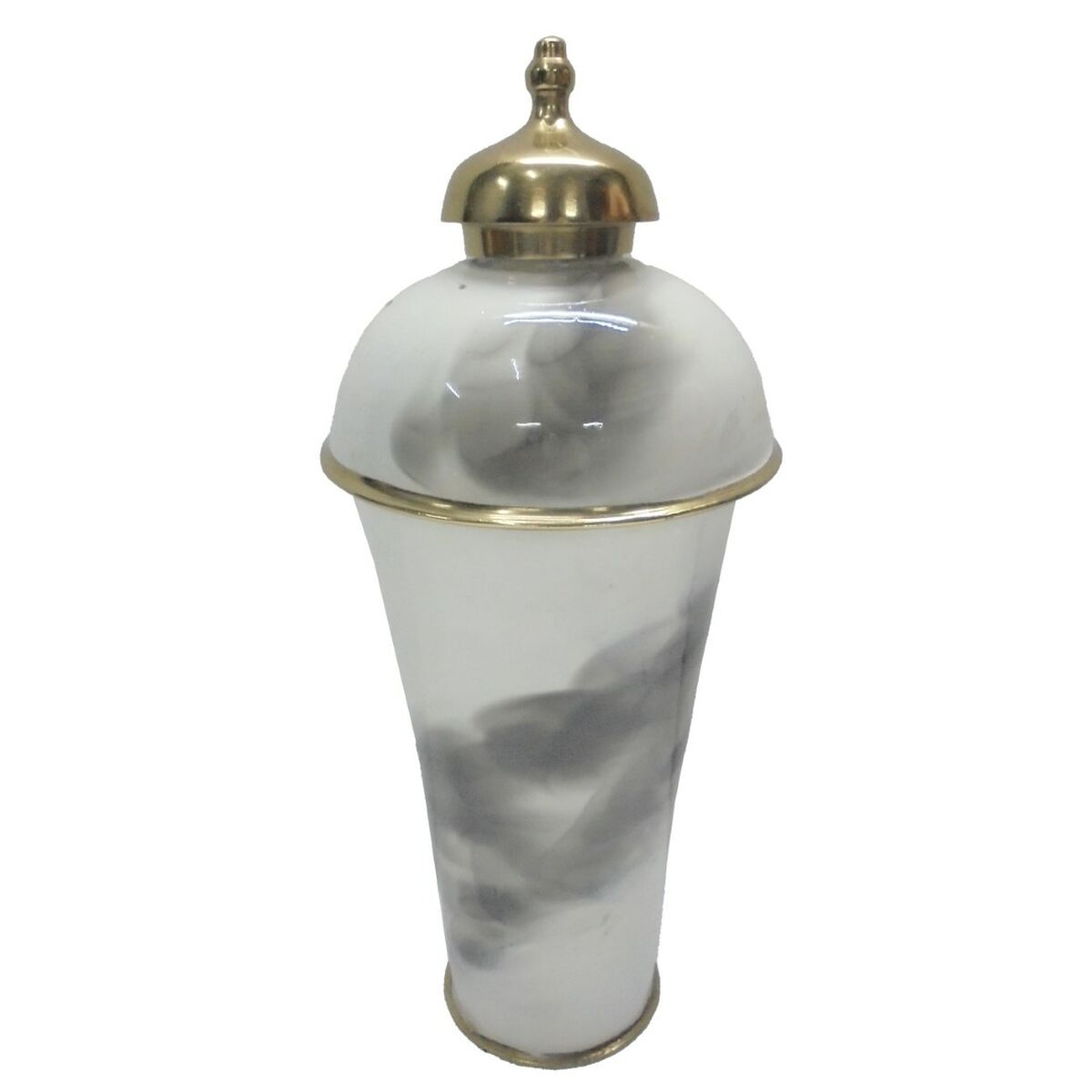 Vaso Dkd Home Decor Dorato Alluminio Bicolore Ferro Moderno (17 X 17 X 41 Cm)
