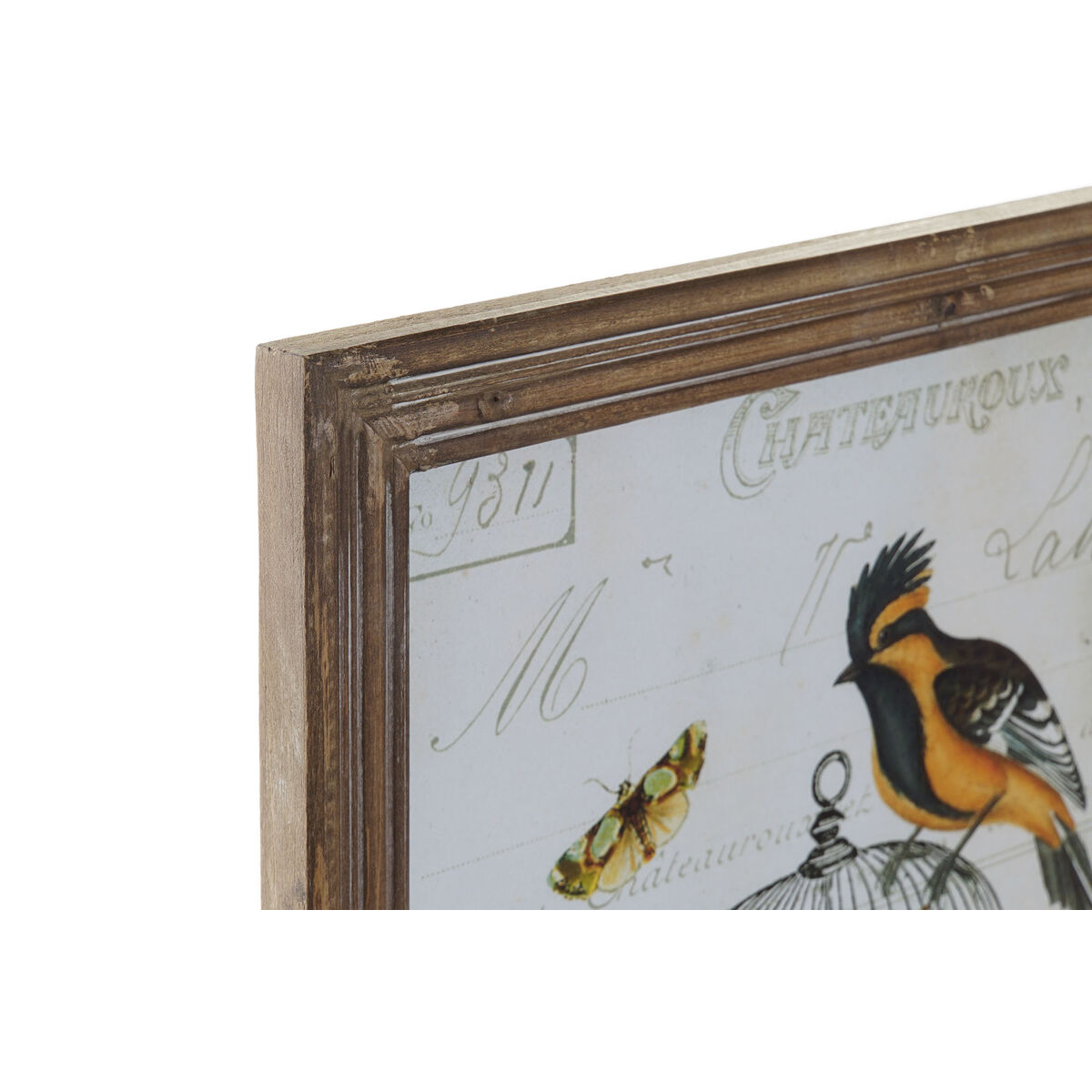 Tela Dkd Home Decor Legno Tela 34 X 2 X 44 cm