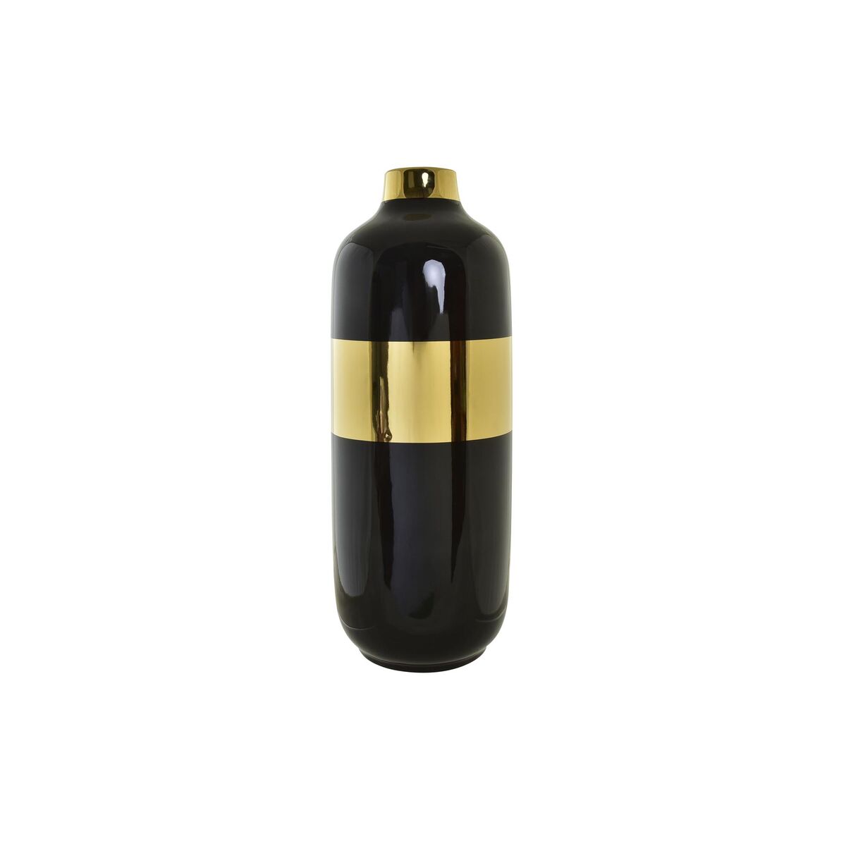 Vaso Dkd Home Decor Porcellana Dorato Bicolore Moderno (16 X 16 X 41 Cm)