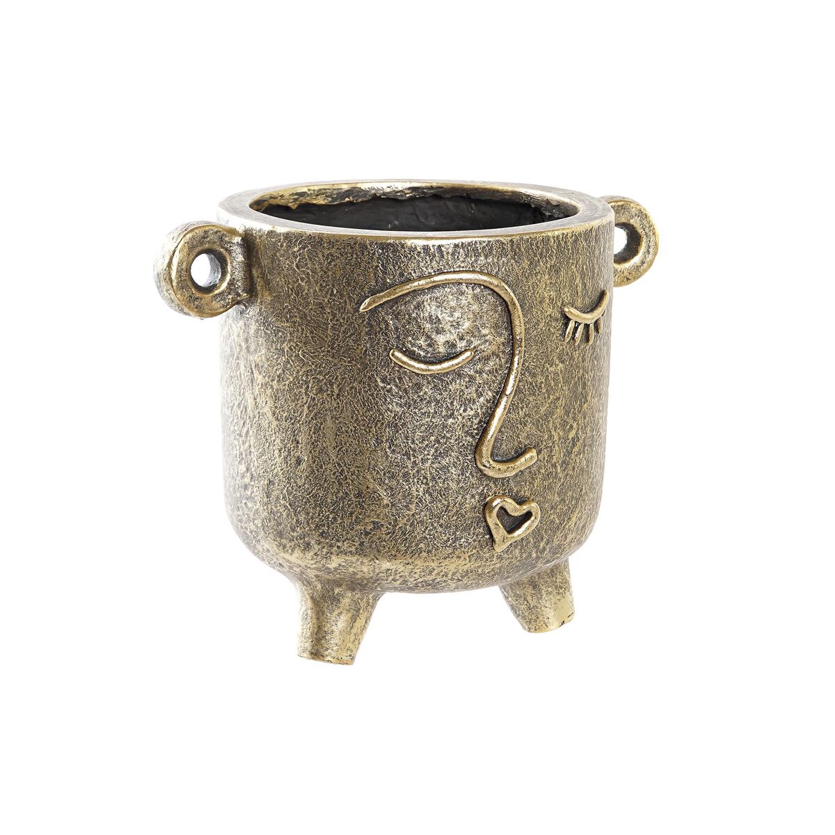 Vaso Dkd Home Decor Dorato Magnesio Moderno Viso 33 X 23 X 25,5 cm