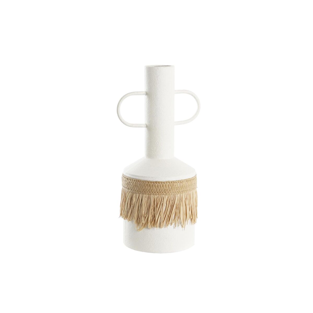 Vaso Dkd Home Decor Bianco Naturale Metallo 20 X 16 X 40 cm