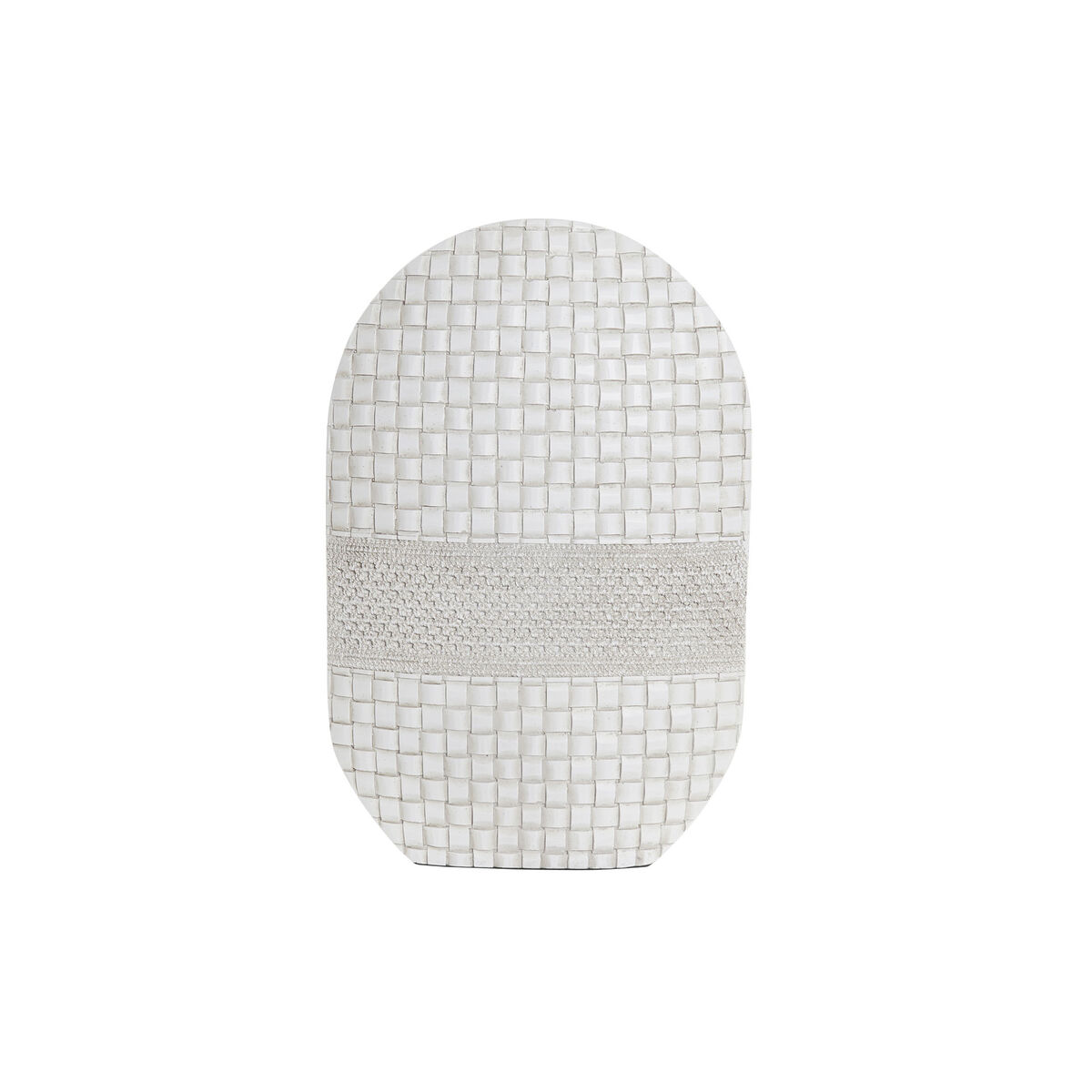 Vaso Dkd Home Decor Bianco Resina Moderno (30 X 10 X 45 Cm)