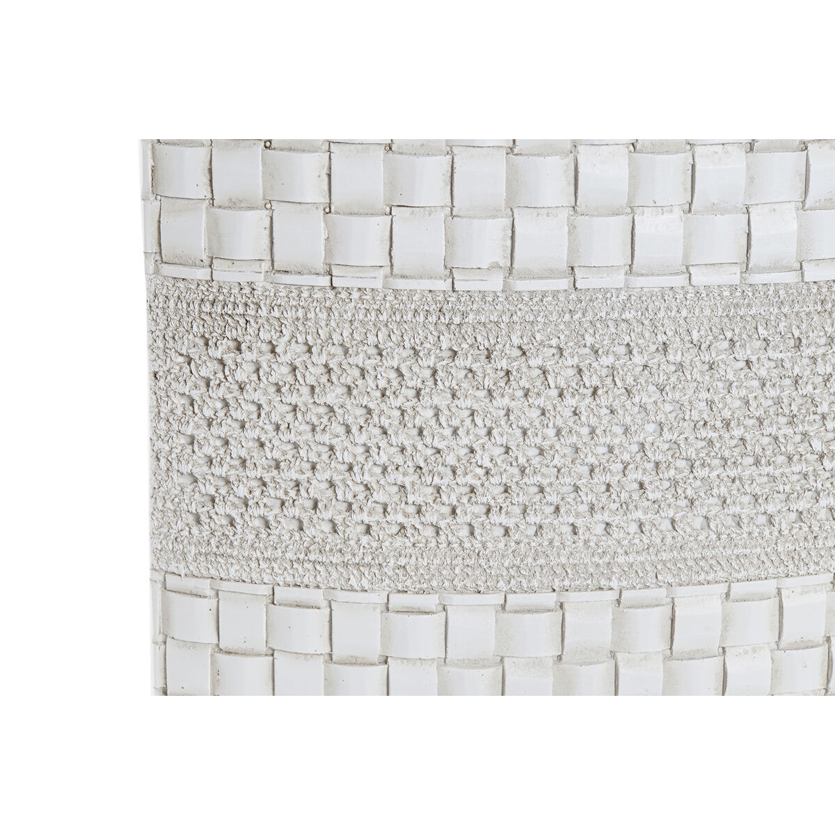 Vaso Dkd Home Decor Bianco Resina Moderno (30 X 10 X 45 Cm) - Image 3