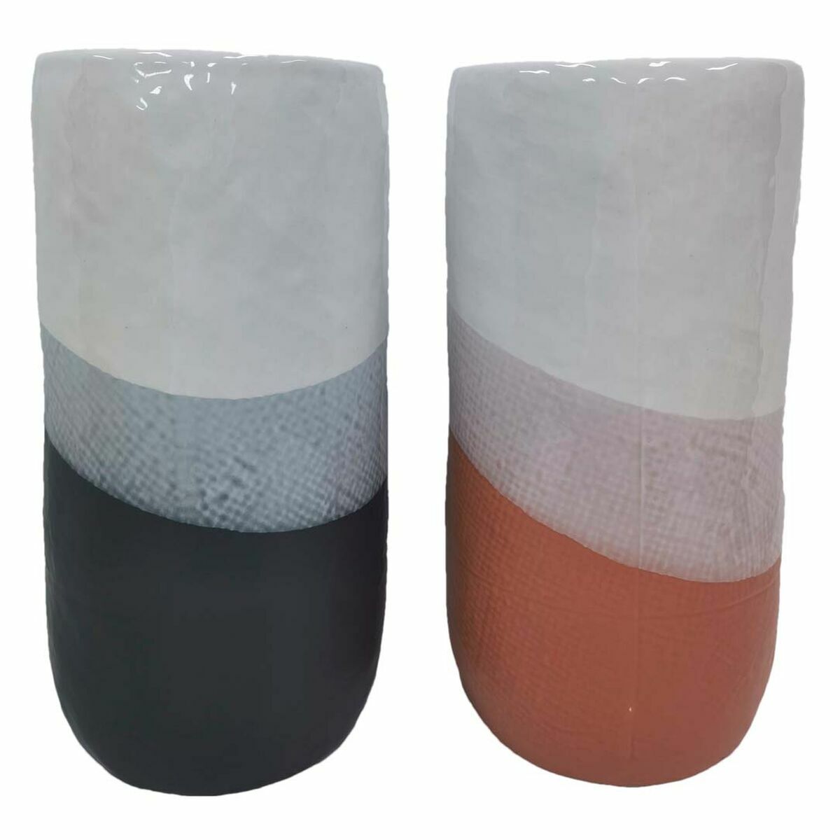 Vaso Dkd Home Decor Tricolore 13 X 13 X 25 Cm Dolomite (2 Unità)