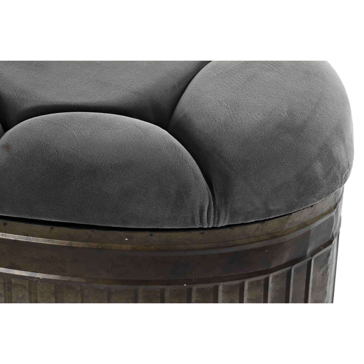 Panca Dkd Home Decor Grigio Metallo 117 X 42 X 47 cm - Image 5