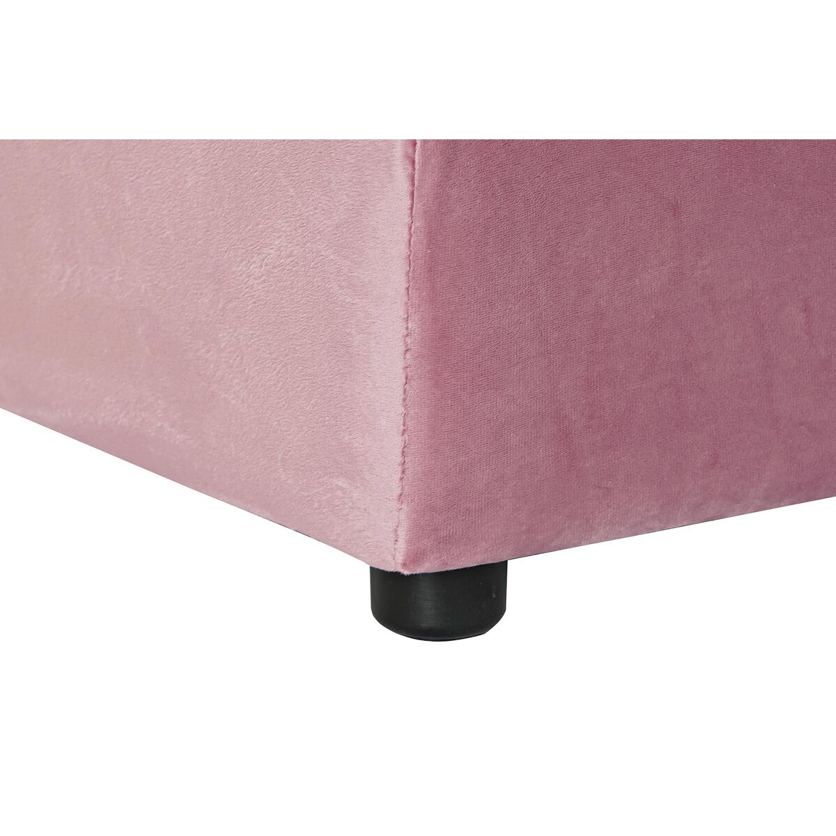 Poggiapiedi Dkd Home Decor Rosa Poliestere Moderno (55 X 55 X 30 Cm) - Image 4