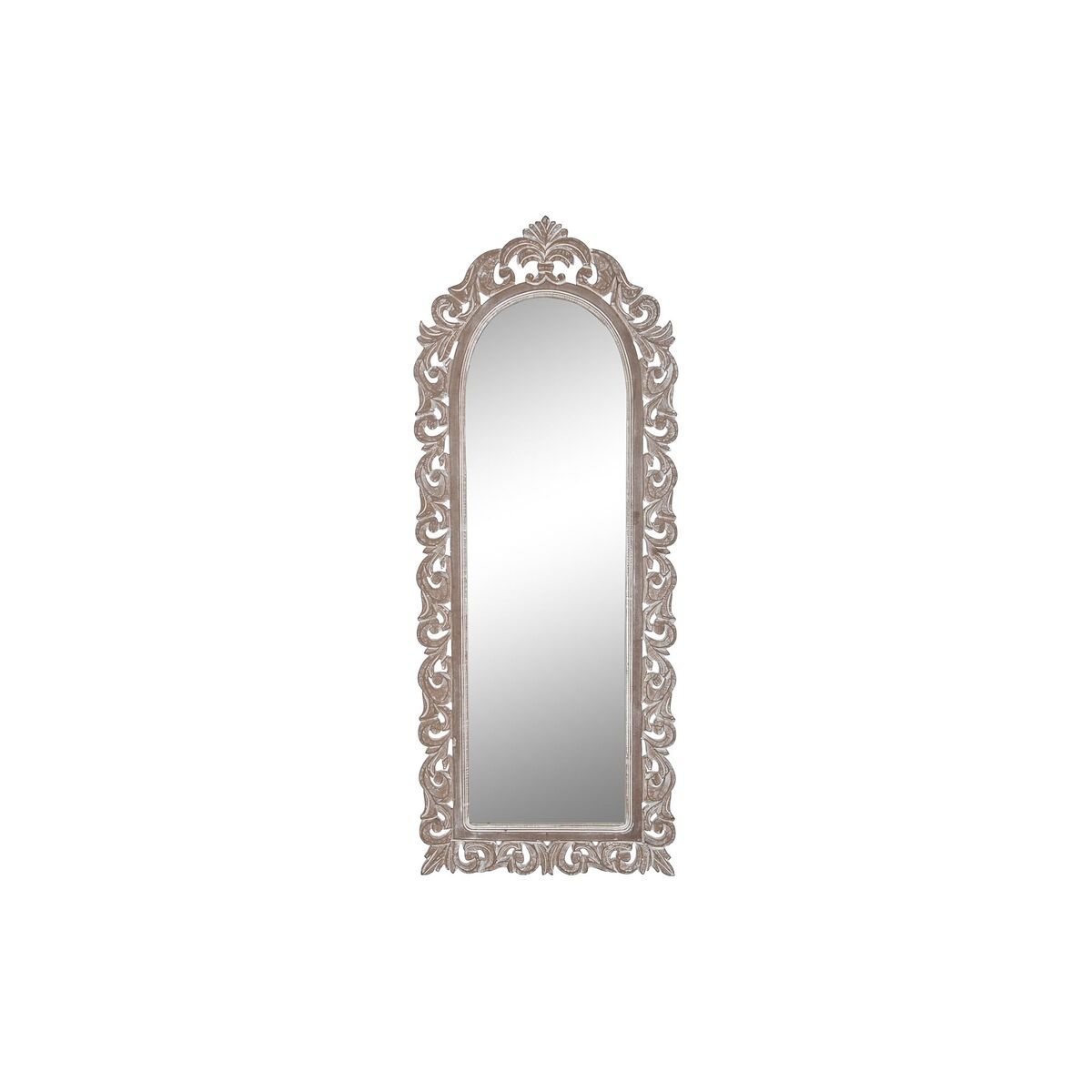 Specchio Da Parete Dkd Home Decor Naturale Indiano 60 X 2,5 X 152 cm