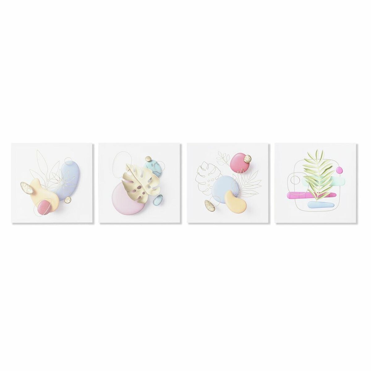 Tela Dkd Home Decor Tela Legno Mdf 40 X 1,8 X 40 cm