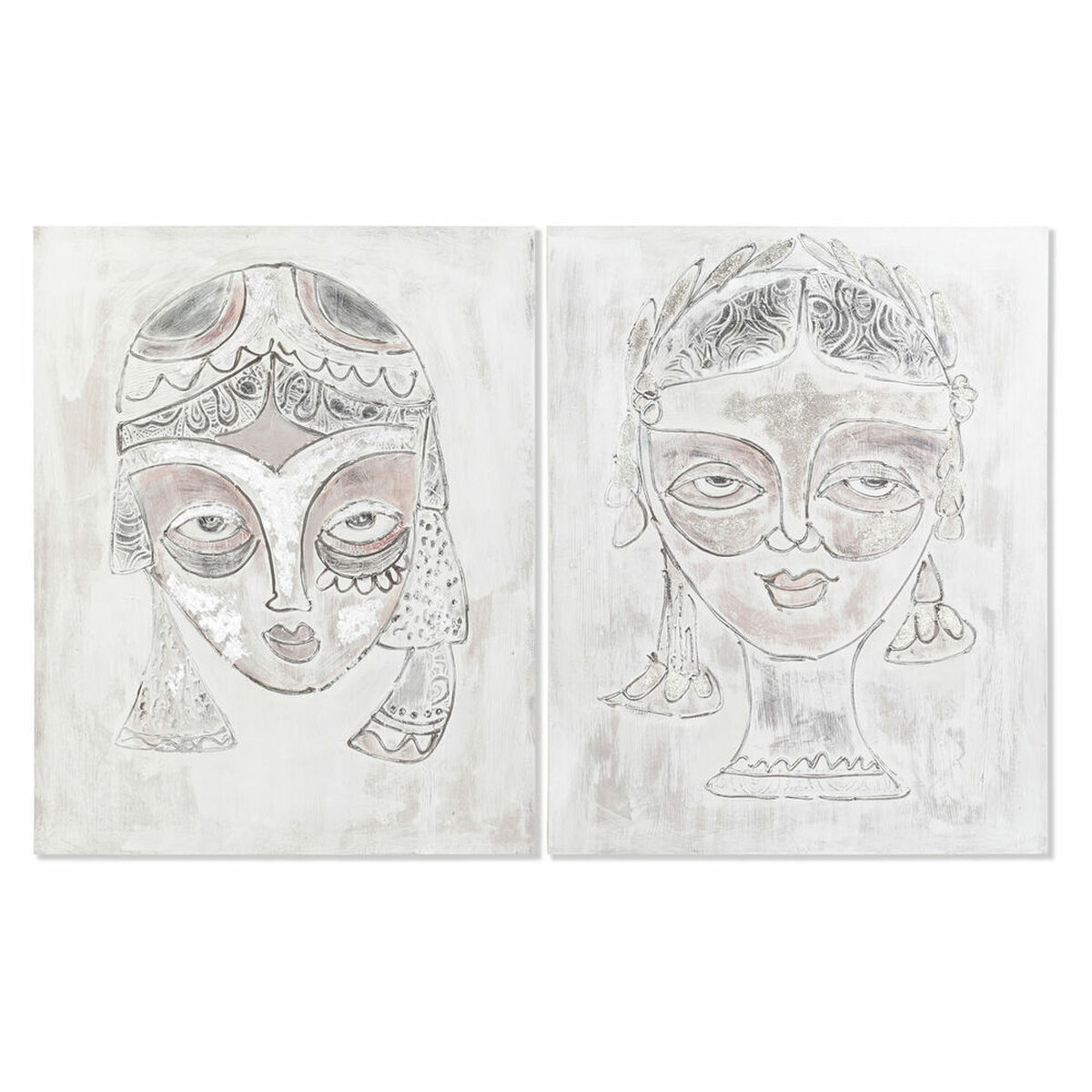 Tela Dkd Home Decor Pino Tela 80 X 3,7 X 100 cm