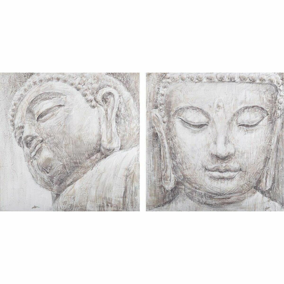 Tela Dkd Home Decor Pino Tela 80 X 3,5 X 80 cm