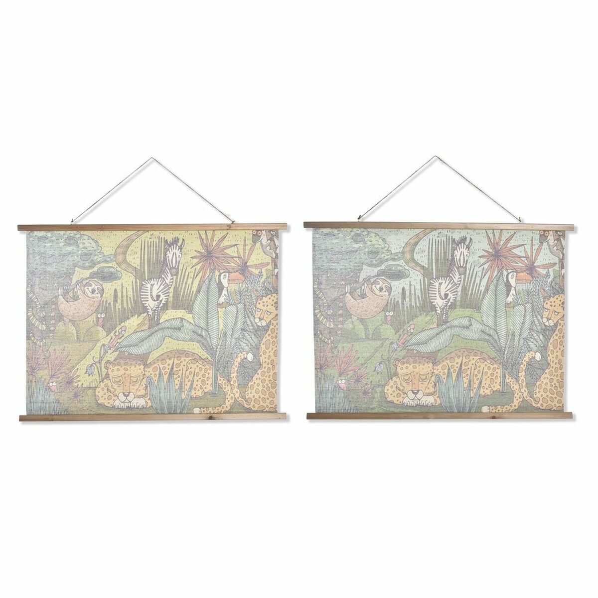 Tela Dkd Home Decor Corda Abete 100 X 2 X 75 cm