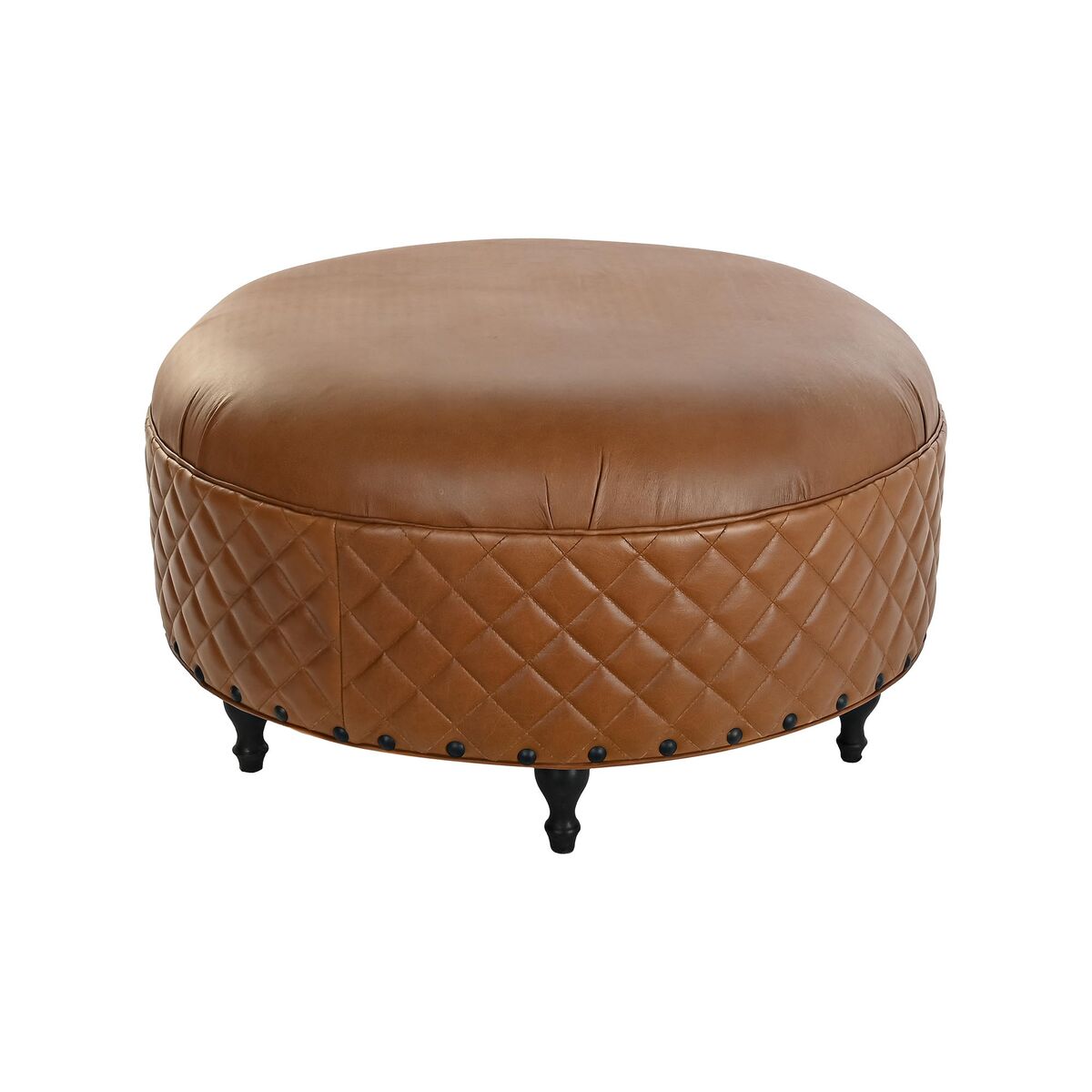 Poggiapiedi Dkd Home Decor Marrone Legno Vintage 94 X 94 X 54 cm