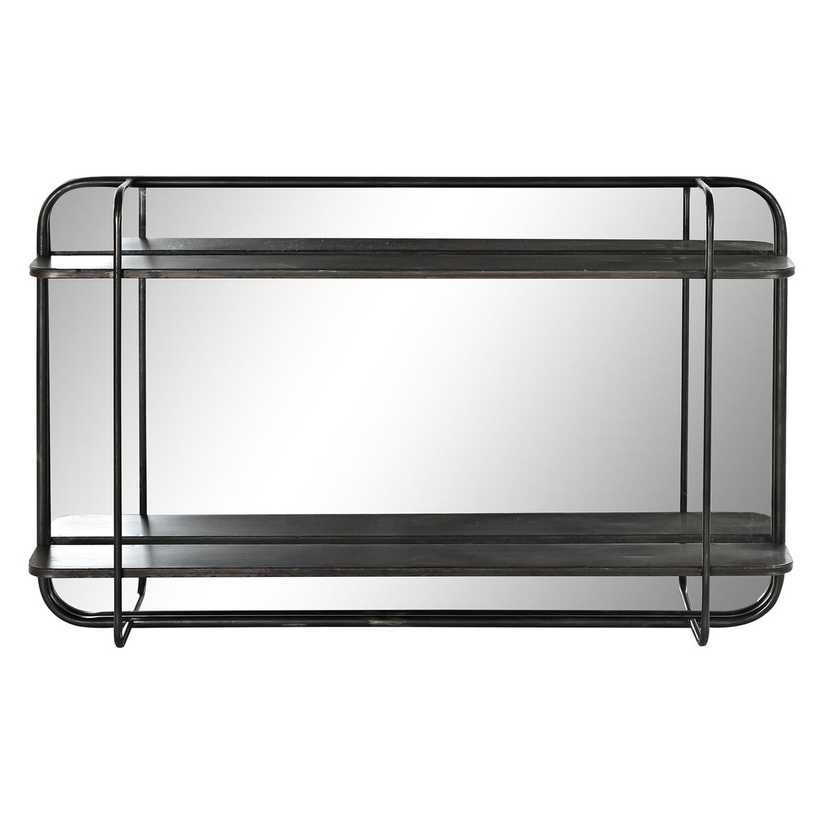 Specchio Da Parete Dkd Home Decor Nero 80 X 12 X 50 cm