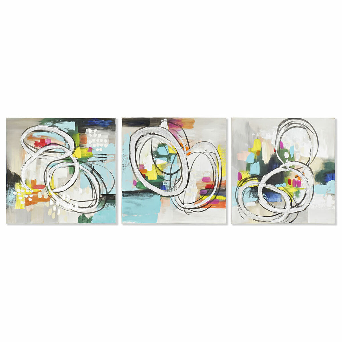 Tela Dkd Home Decor Pino Tela 60 X 2,8 X 60 cm