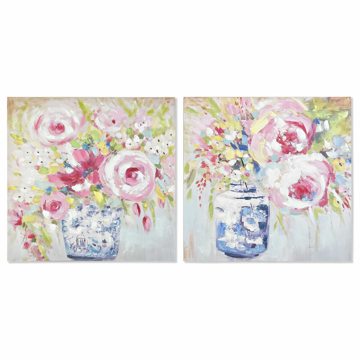 Tela Dkd Home Decor Pino Tela 80 X 3 X 80 cm