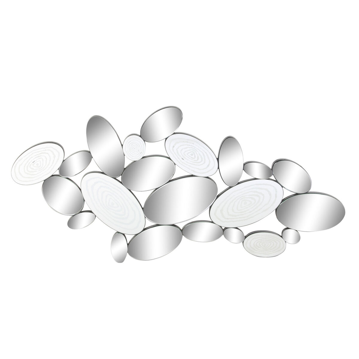 Specchio Da Parete Dkd Home Decor Nero Moderno 119 X 2 X 61 Cm 60 X 2 X 120 cm