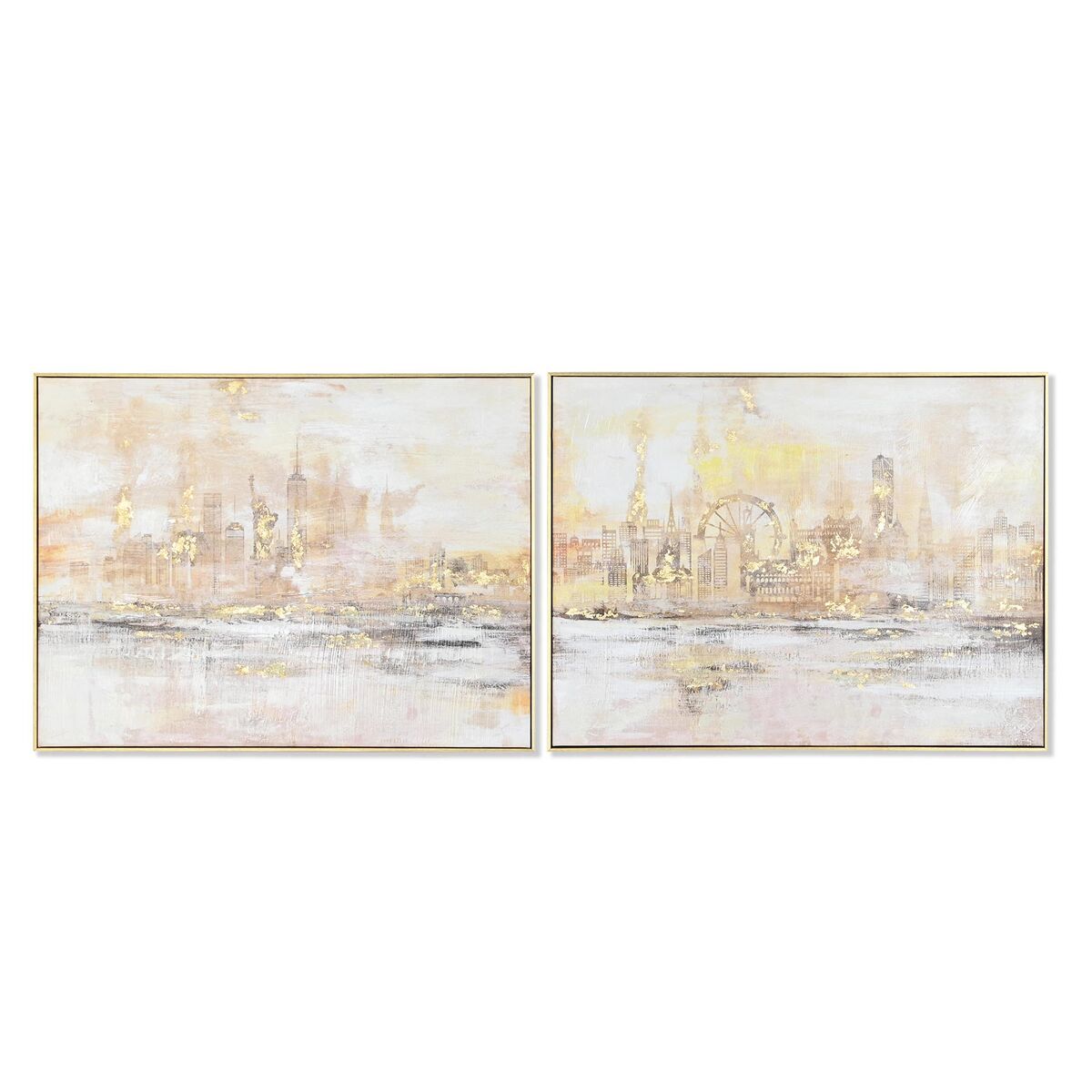 Tela Dkd Home Decor Polistirene Tela 80 X 3,5 X 60 cm