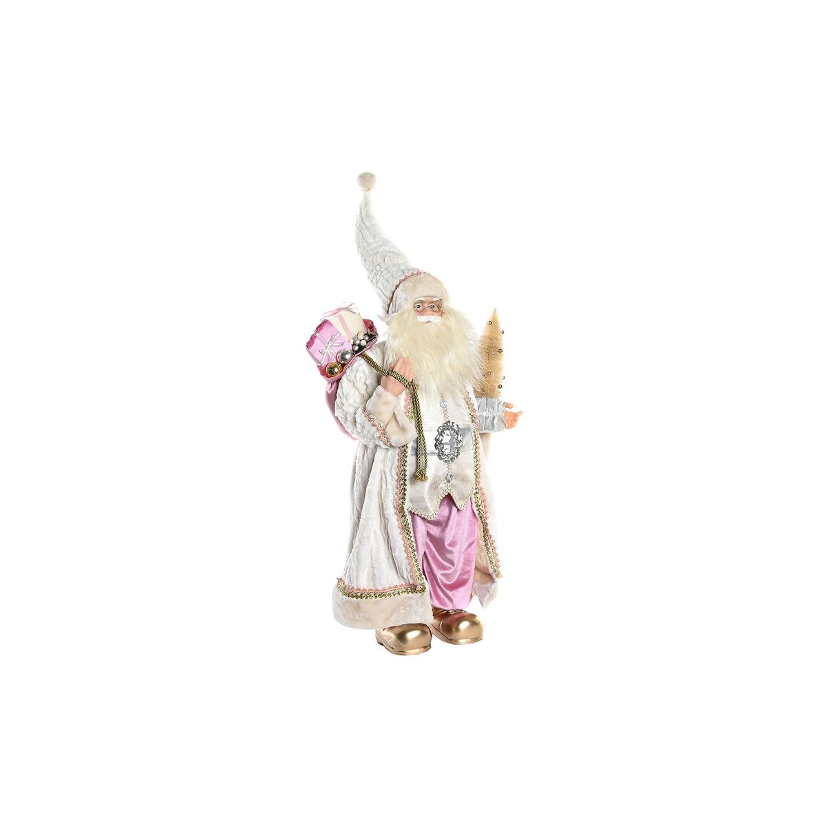 Statua Decorativa Dkd Home Decor Babbo Natale Poliestere Pvc (45 X 34 X 83 Cm)
