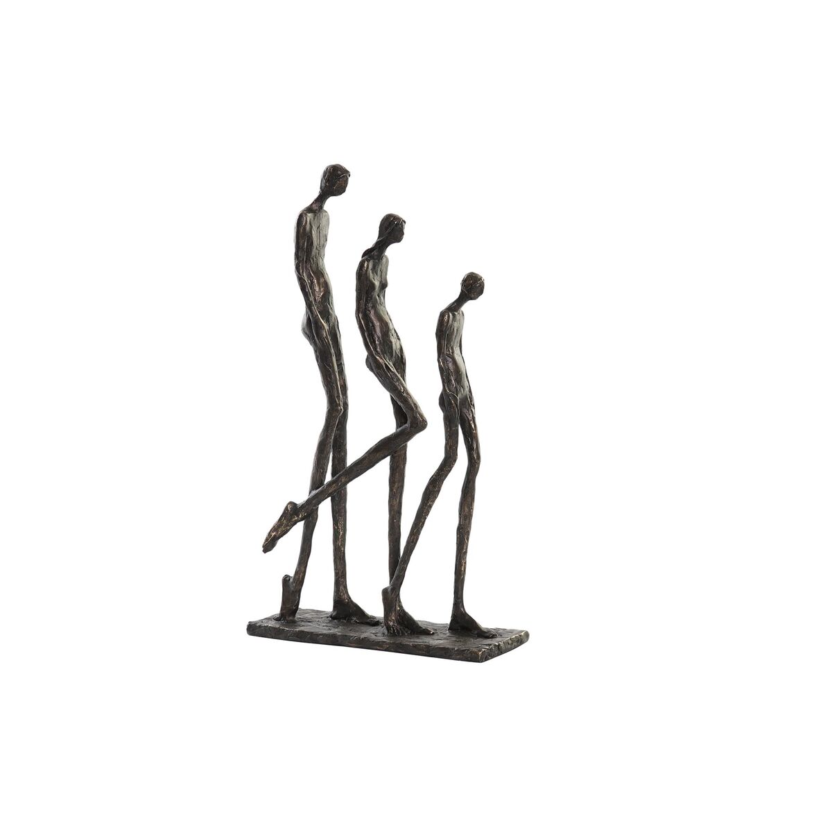 Statua Decorativa Dkd Home Decor 23 X 8,5 X 39 Cm Rame Famiglia
