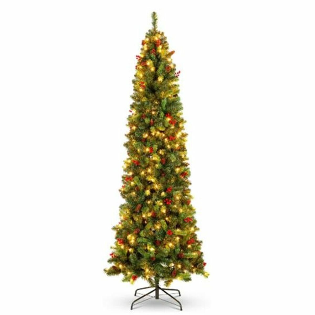 Albero Di Natale Dkd Home Decor Verde Metallo Polietilene Plastica 1 X 1 X 150 Cm 70 X 70 X 150 cm