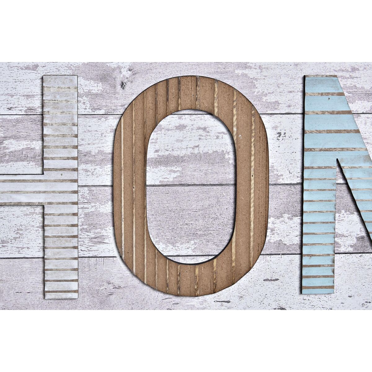 Appendiabiti Da Parete Dkd Home Decor Legno Metallo Spiaggia 45 X 5 X 23 Cm (2 Unità) - Image 3